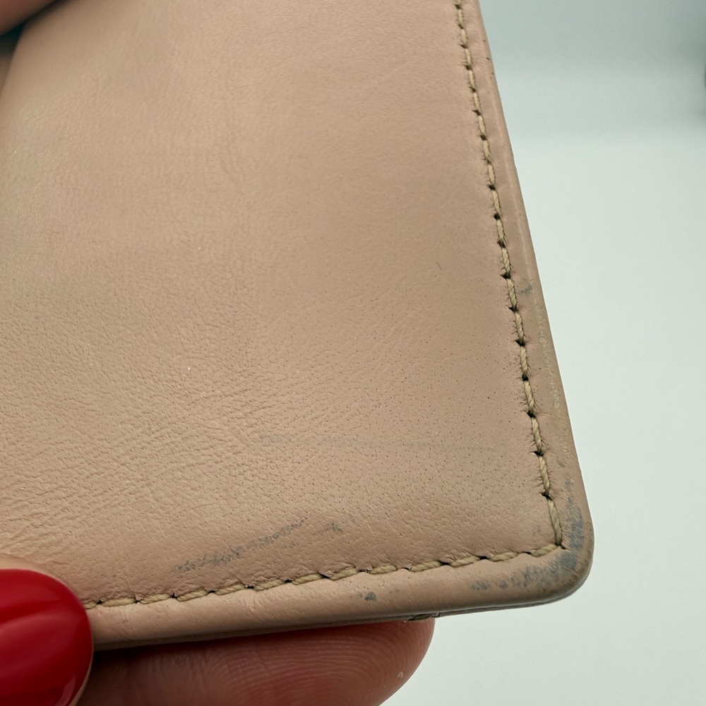 Dolce & Gabbana Devotion Blush Pink Leather Card Case - Picture 4 of 5